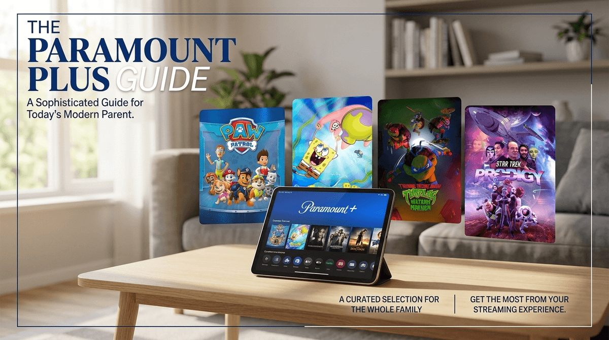 Illustration for Paramount Plus: Navigating the 'Mountain of Entertainment' with Kids