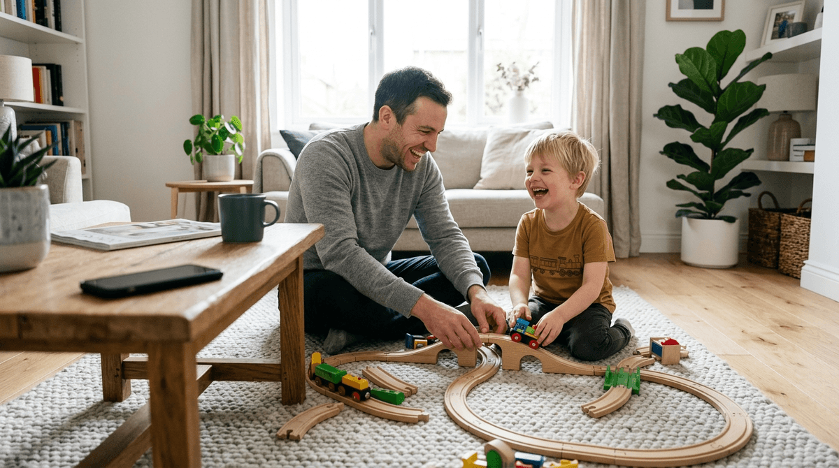 Illustration for Parental Screen Habits Impact the Preschool Bond More than You Think