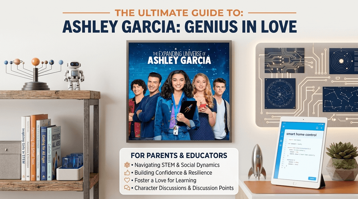 Illustration for Ashley Garcia: Genius in Love: High-IQ Premise Meets Basic Teen Drama