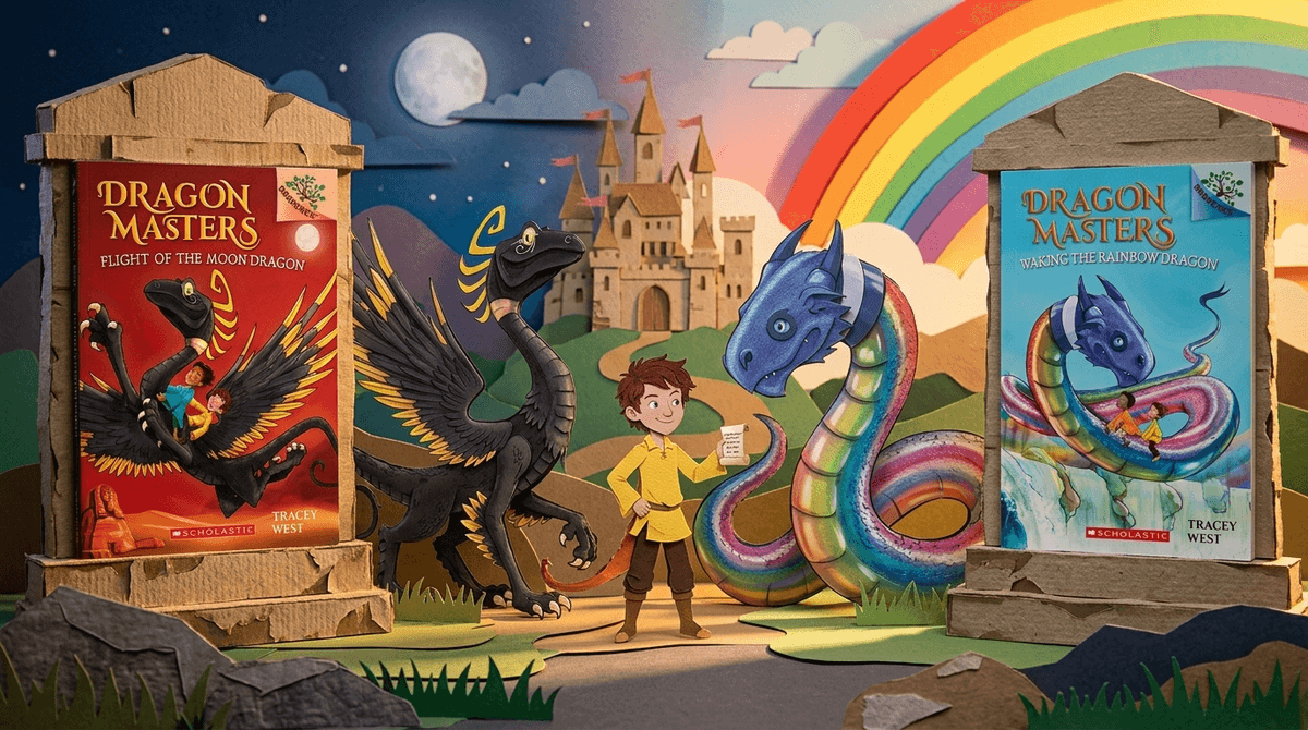 Illustration for Dragon Masters Books 6–10: The Training Wheels for Your Kid’s Fantasy Obsession