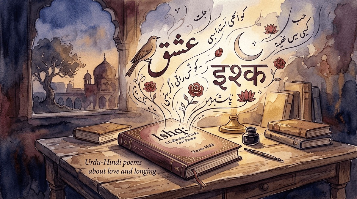 Illustration for Ishq: A Parent’s Guide to Urdu-Hindi Love Poetry and Big Emotions