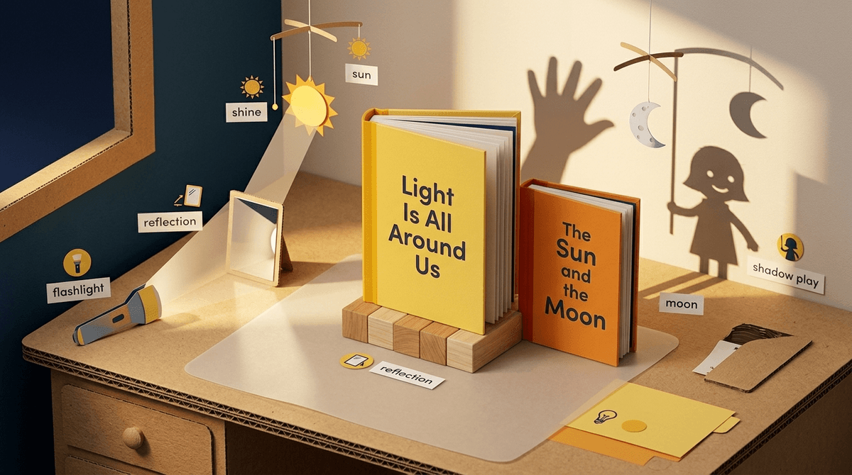 Illustration for "Light Is All Around Us": The STEM Book That Actually Makes Sense to a 6-Year-Old
