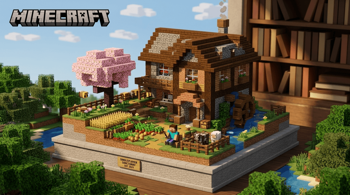 Illustration for The Case for Offline Minecraft: No Strangers, No Griefing, and a Pause Button