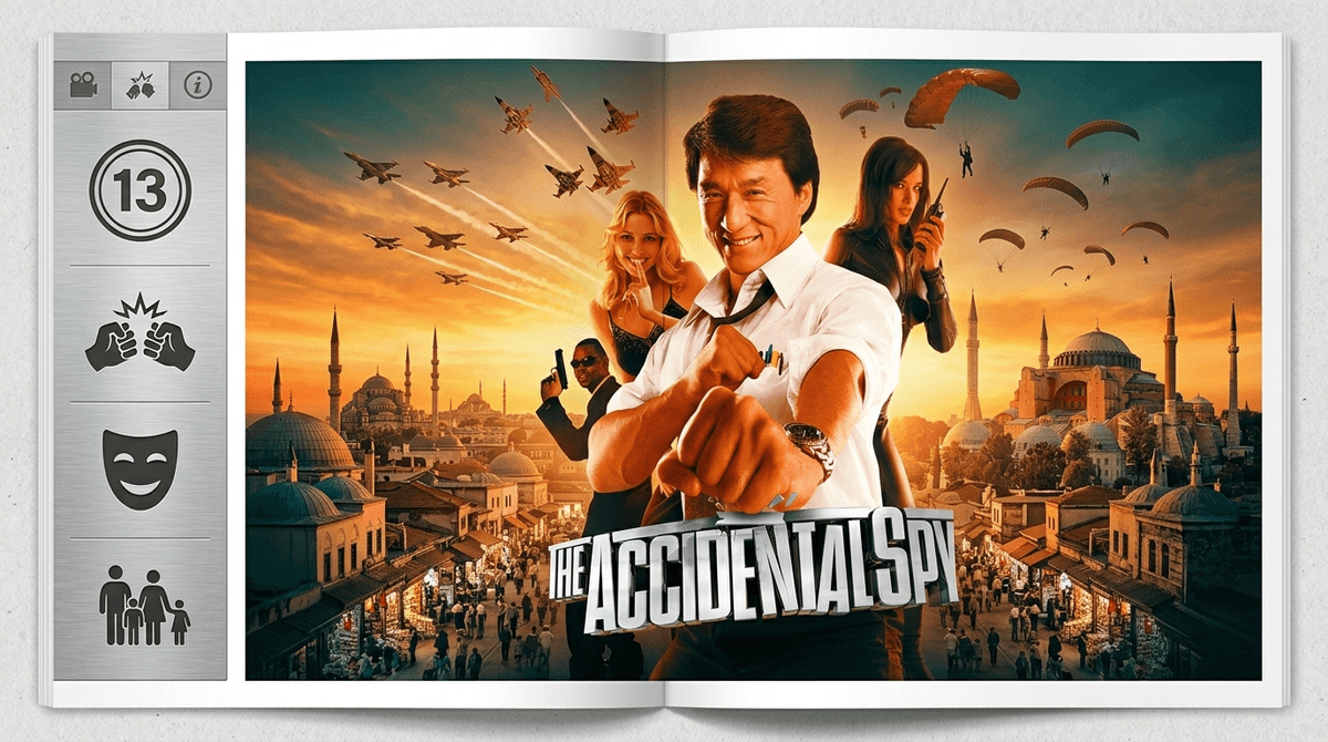 Illustration for The Accidental Spy: A Parent’s Guide to Jackie Chan’s Weirdest Caper