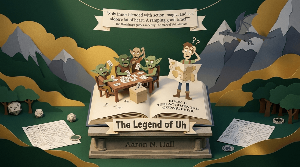 Illustration for The Legend of Uh: The Fantasy Series for Kids Who’d Rather Be Playing D&D