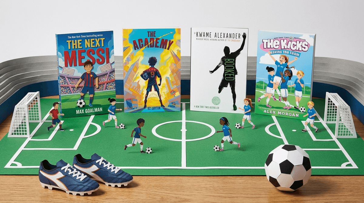 Illustration for The Next Messi: Is This the Soccer Series That Finally Makes Your Kid a Reader?