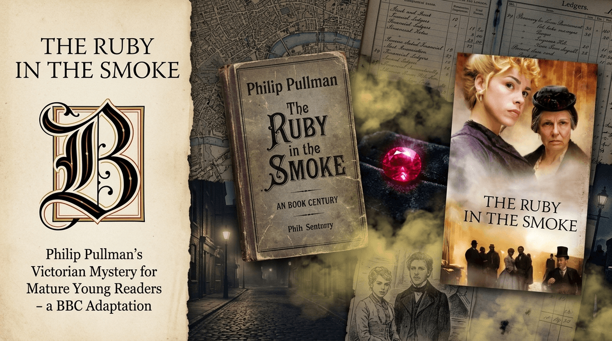 Illustration for Is 'The Ruby in the Smoke' Too Dark? A Parent’s Guide to Pullman’s Victorian Noir