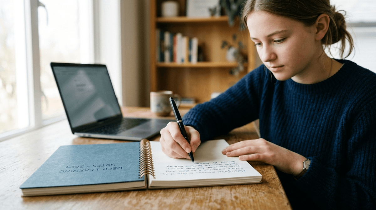 Illustration for Handwriting Beats Typing for Deep Learning and Conceptual Understanding