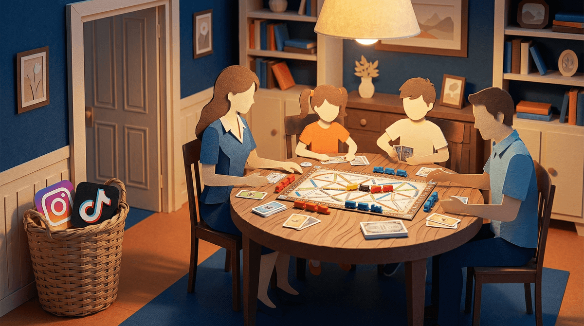 Illustration for Phone-Free Zones: Creating Sacred Spaces in a Connected Home