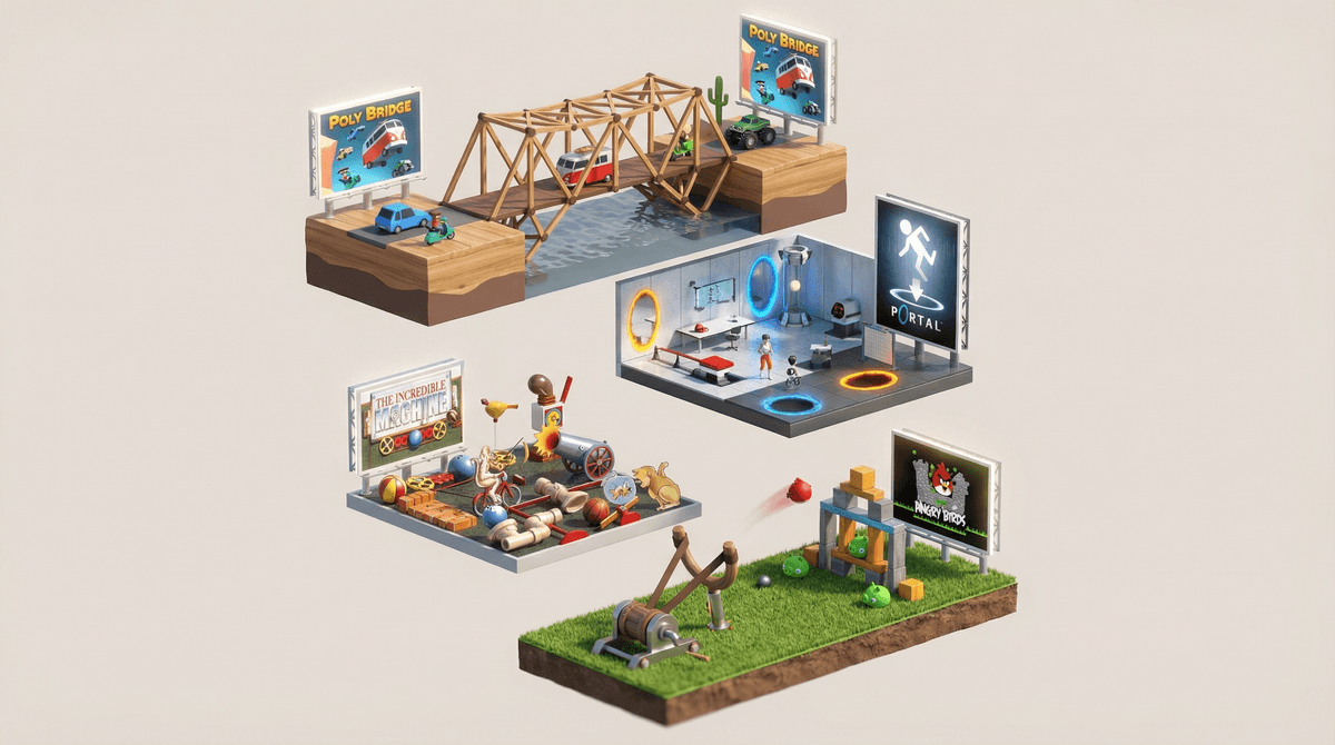 Illustration for Physics Games for Kids: Building Problem-Solvers One Level at a Time