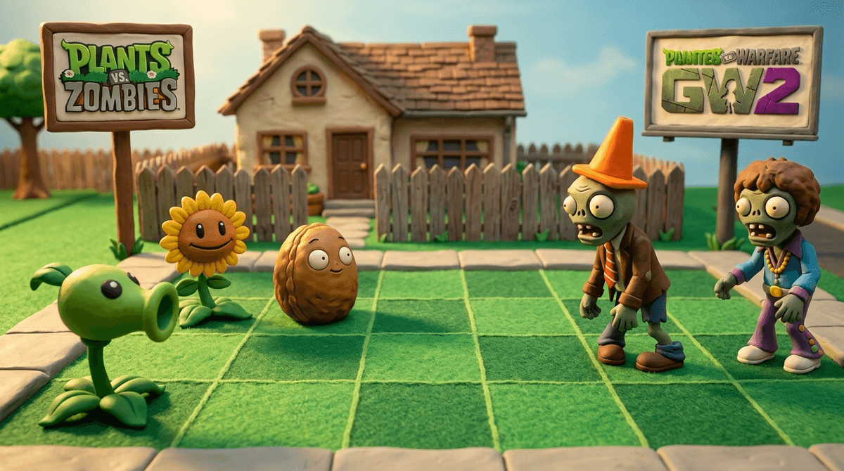 Illustration for Peashooters and Paywalls: A Parent’s Guide to Plants vs. Zombies