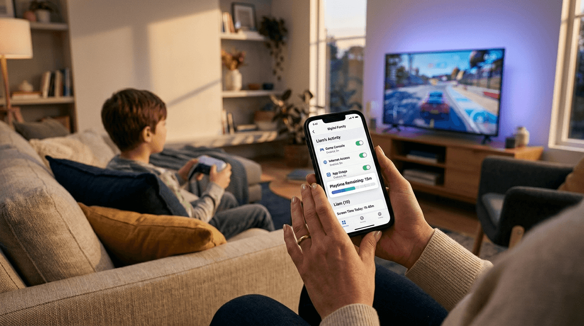 Illustration for PlayStation Parental Controls That Actually Work: A Parent’s Guide