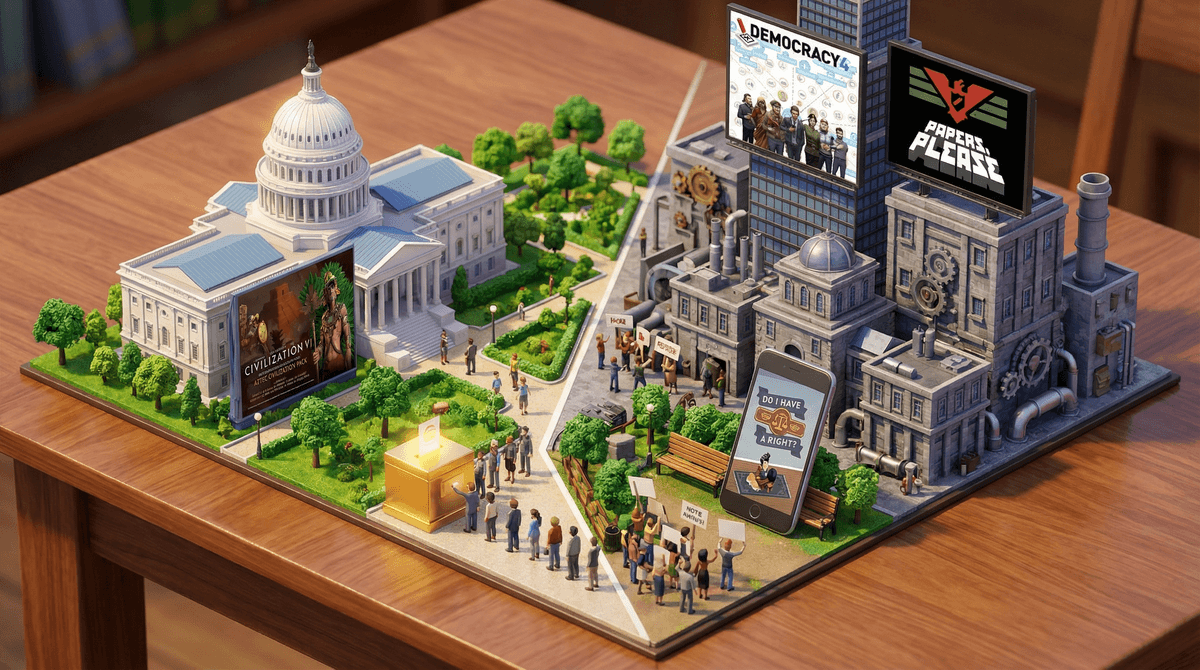 Illustration for Political Games for Kids: Teaching Civics or Pushing Agendas?