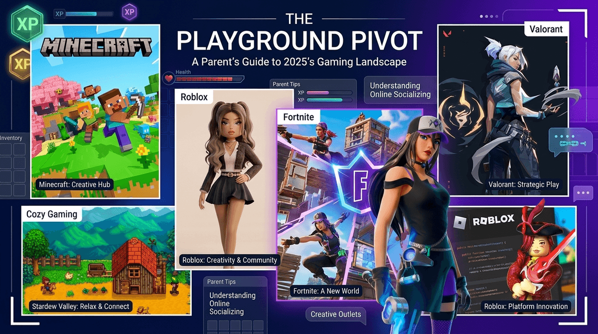 Illustration for Best Video Games by Age: A Guide for Parents (Ages 5-15)