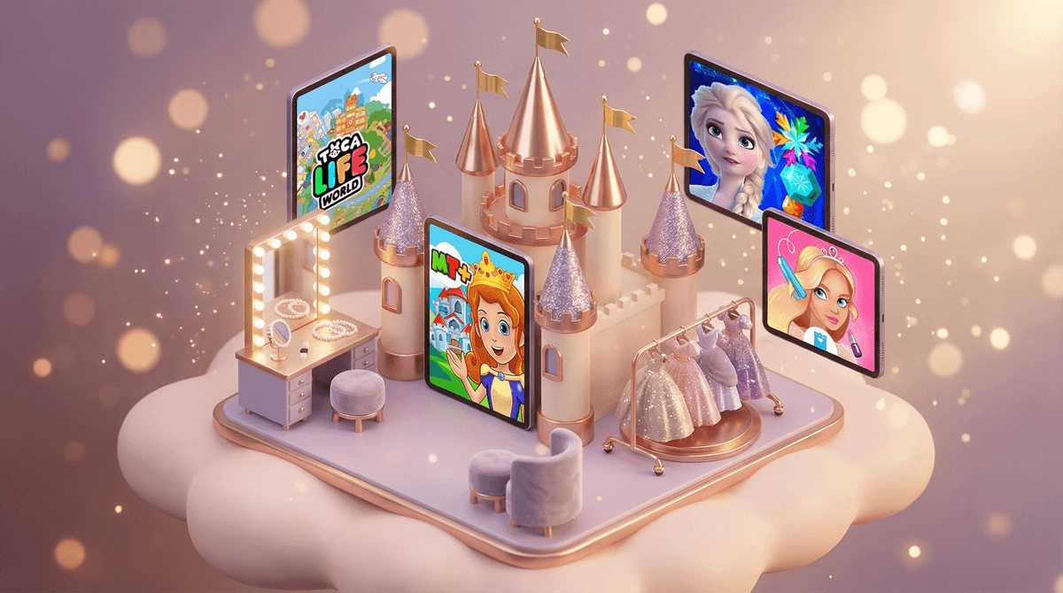 Illustration for Princess Games for Kids: What Parents Need to Know About This Popular Genre