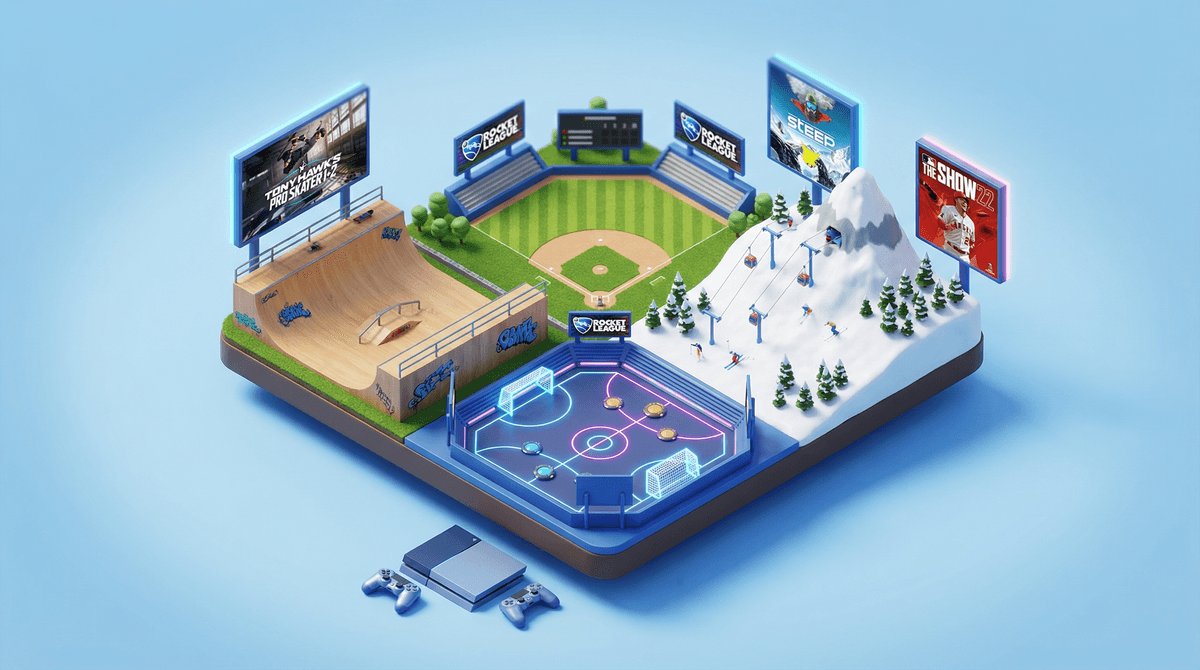 Illustration for PS4 Sports Games for Kids: Finding Family-Friendly Competition