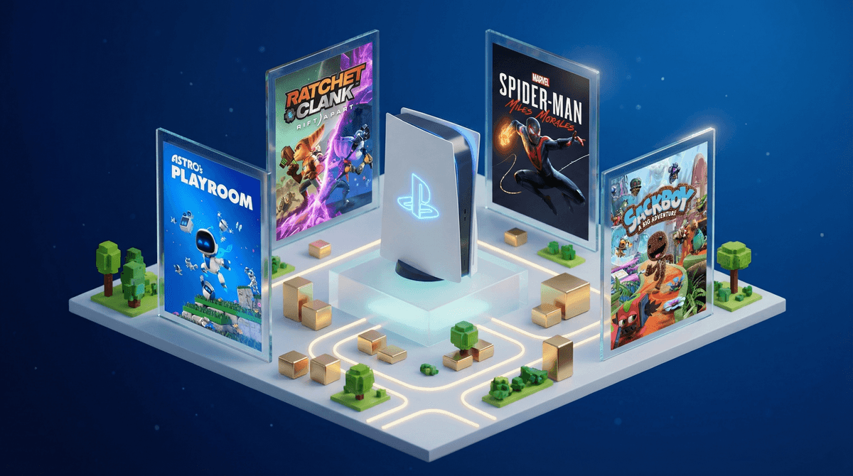 Illustration for PS5 Games for Kids: 15 Top Rated Picks for Ages 7-14
