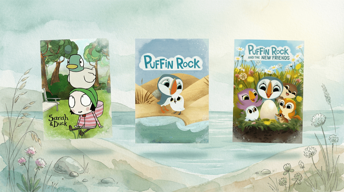 Illustration for Puffin Rock: Why This Calm, Gentle Series is Best for Kids