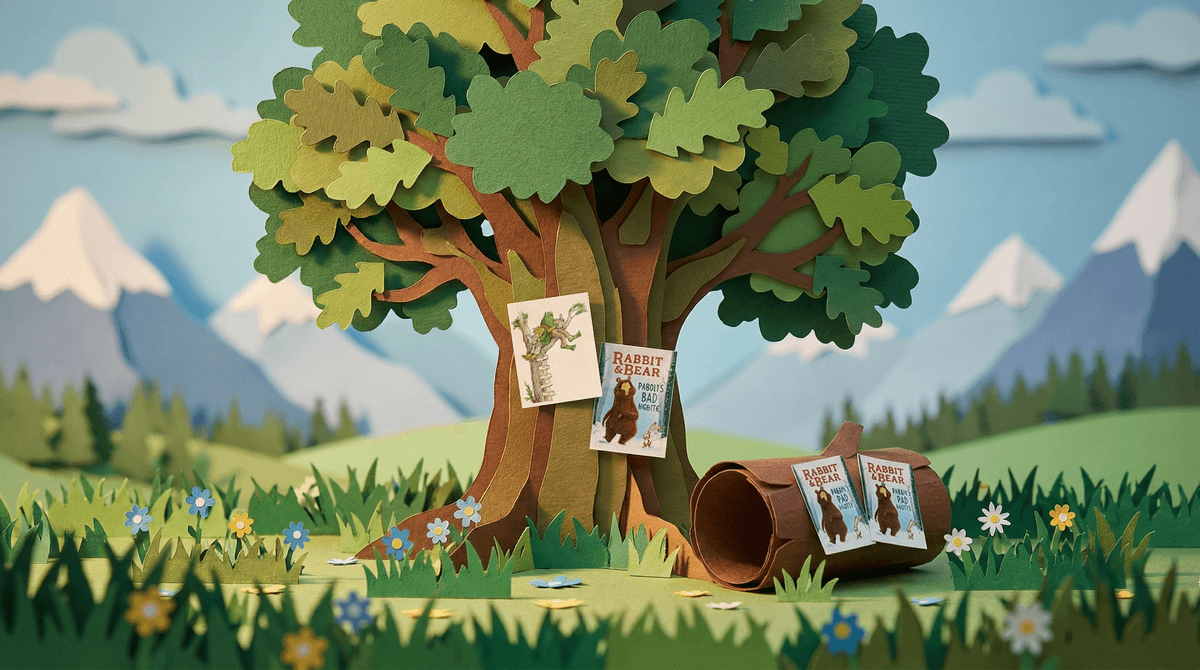 Illustration for Rabbit and Bear by Julian Gough: A Parent's Guide to This Charming Chapter Book Series