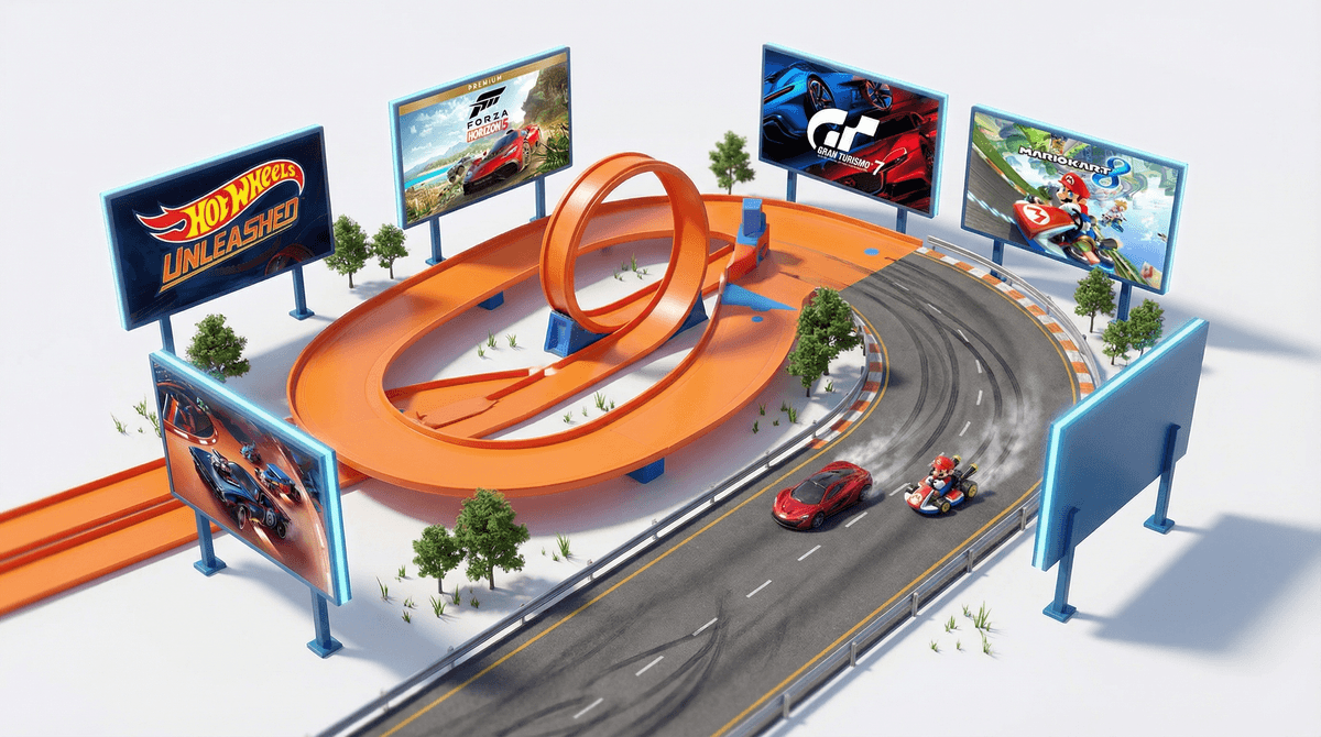 Illustration for Racing Games for Kids: Speed, Competition, and Screen Time