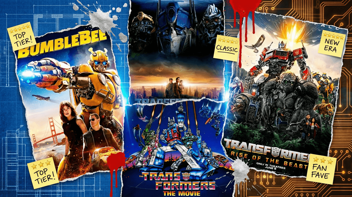Illustration for Best Transformers Movie for Kids: All 8 Films Ranked by Age