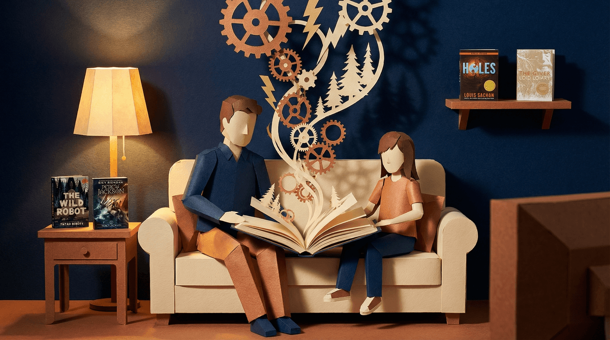 Illustration for The Read-Aloud Renaissance: Why Your Tweens Still Need Storytime