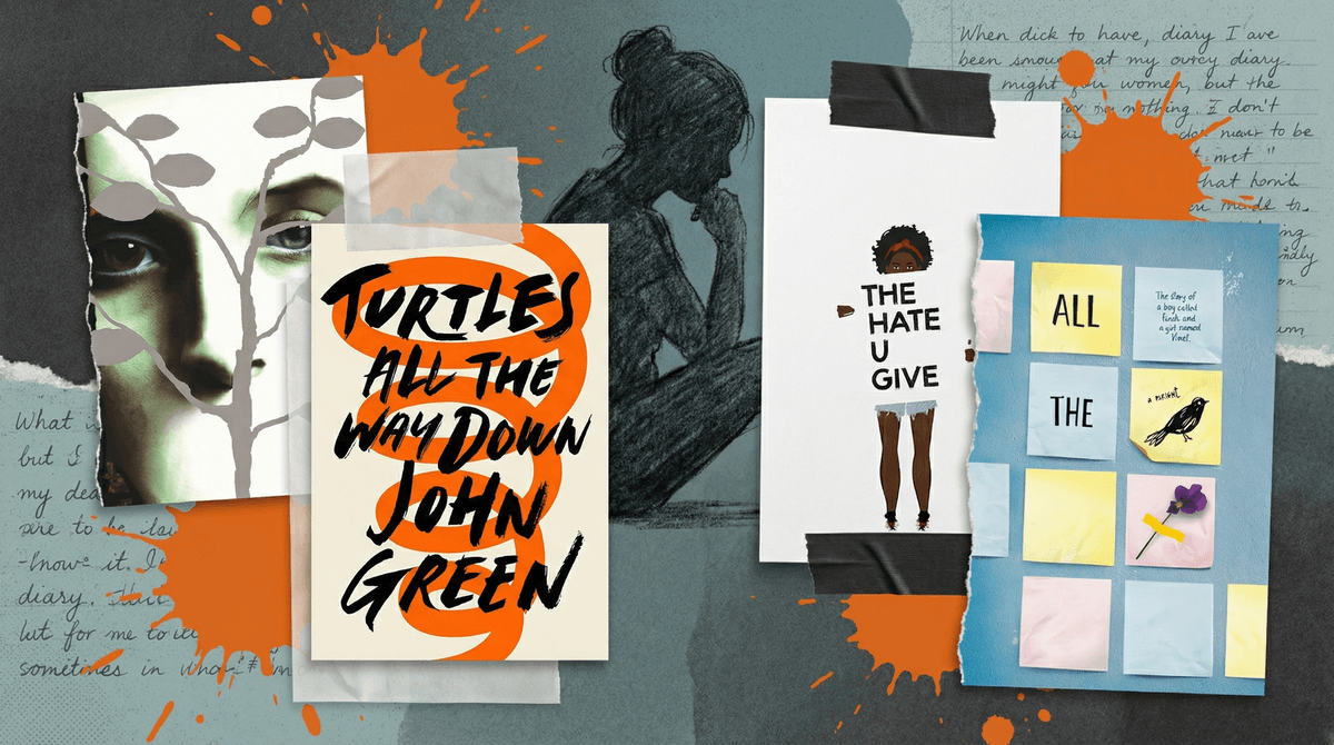 Illustration for Realistic Fiction for Teens: When Books Mirror Real Struggles