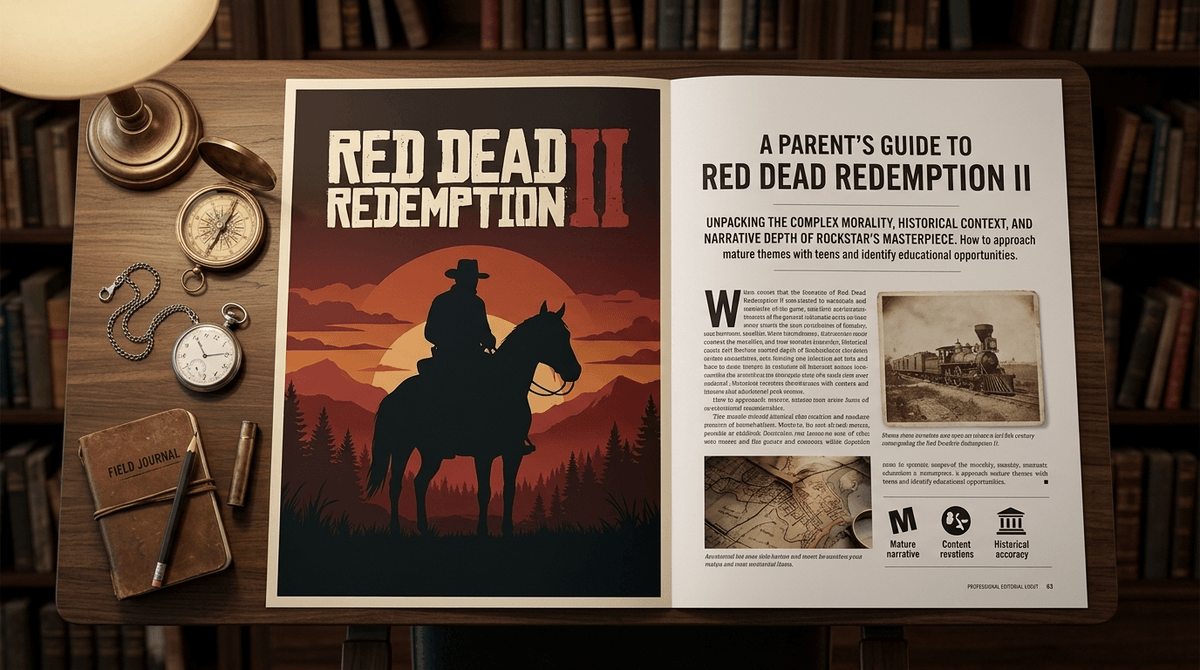 Illustration for Art, Outlaws, and Accountability: A Parent's Guide to Red Dead Redemption 2
