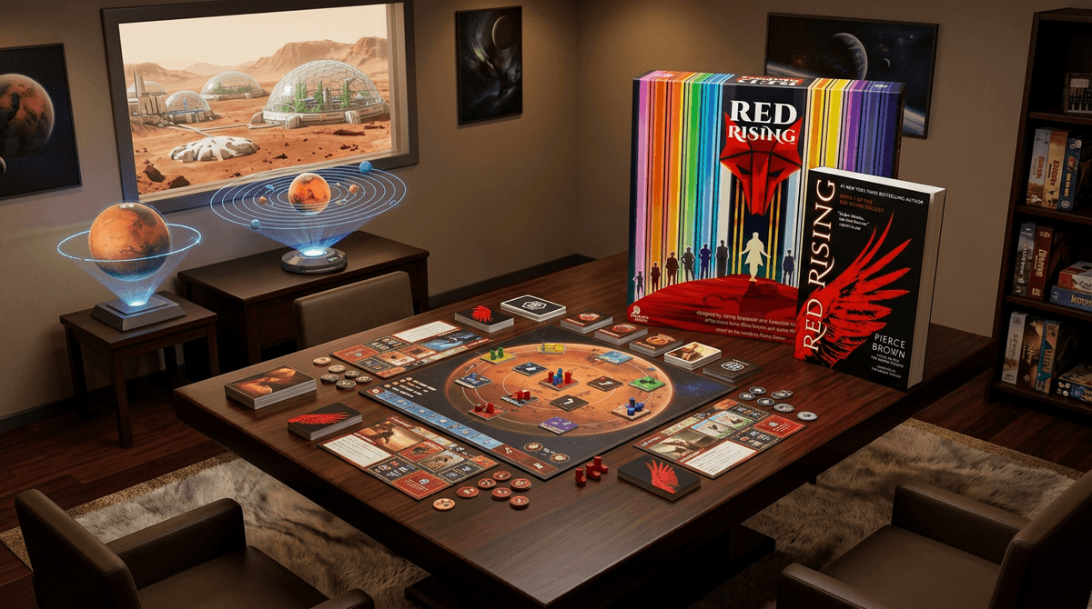 Illustration for Red Rising: The Board Game – Dystopian Strategy or Family Fun?