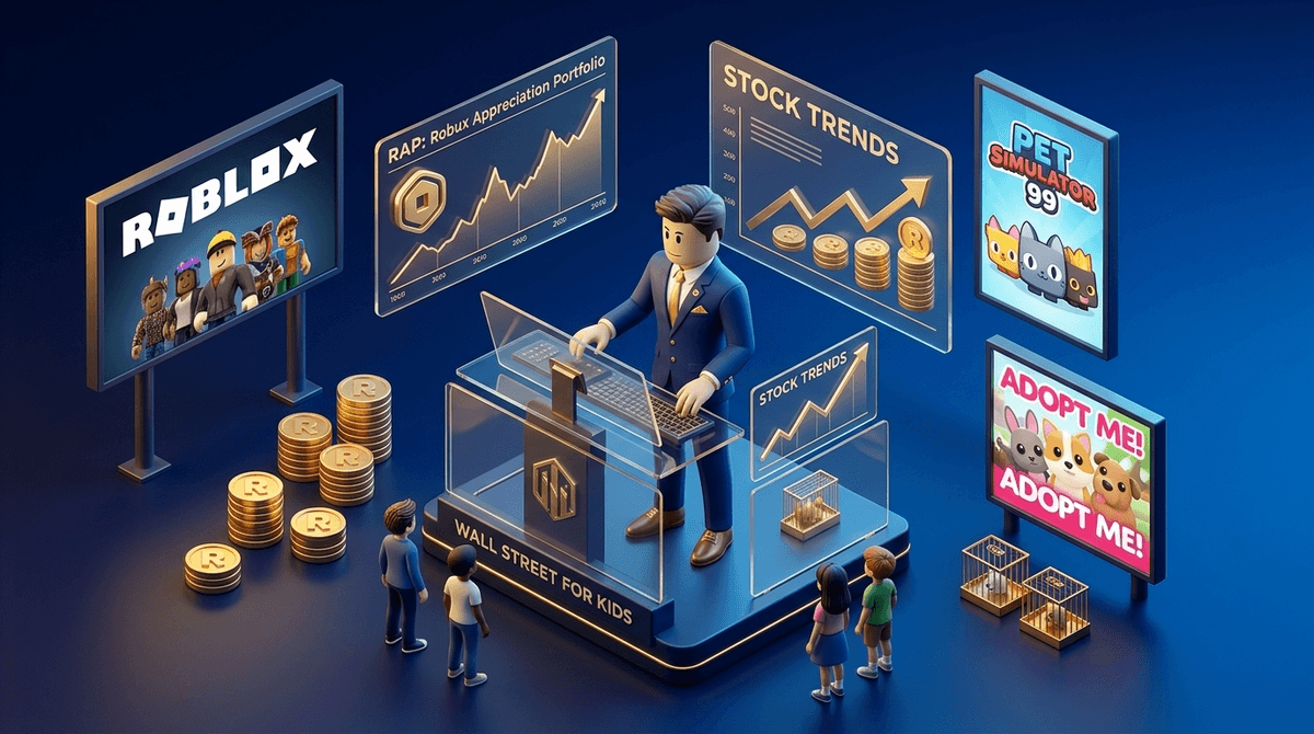 Illustration for Robux, RAPs, and Getting 'Beamed': Decoding the Roblox Marketplace