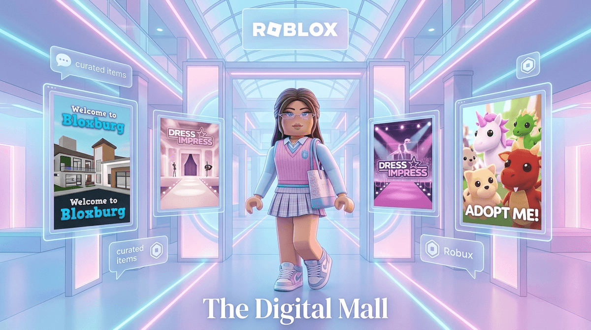 Illustration for Is Roblox the New Middle School Mall?