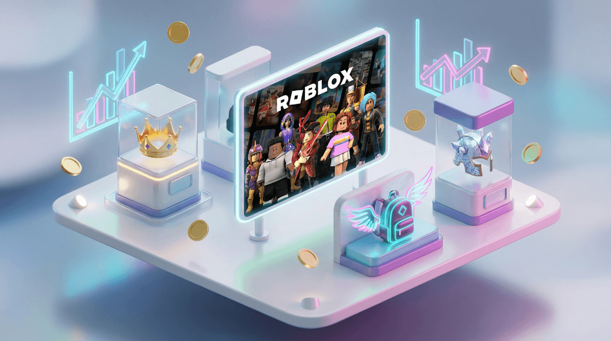 Illustration for Roblox Limited Items: How the Trading Economy Works for Kids