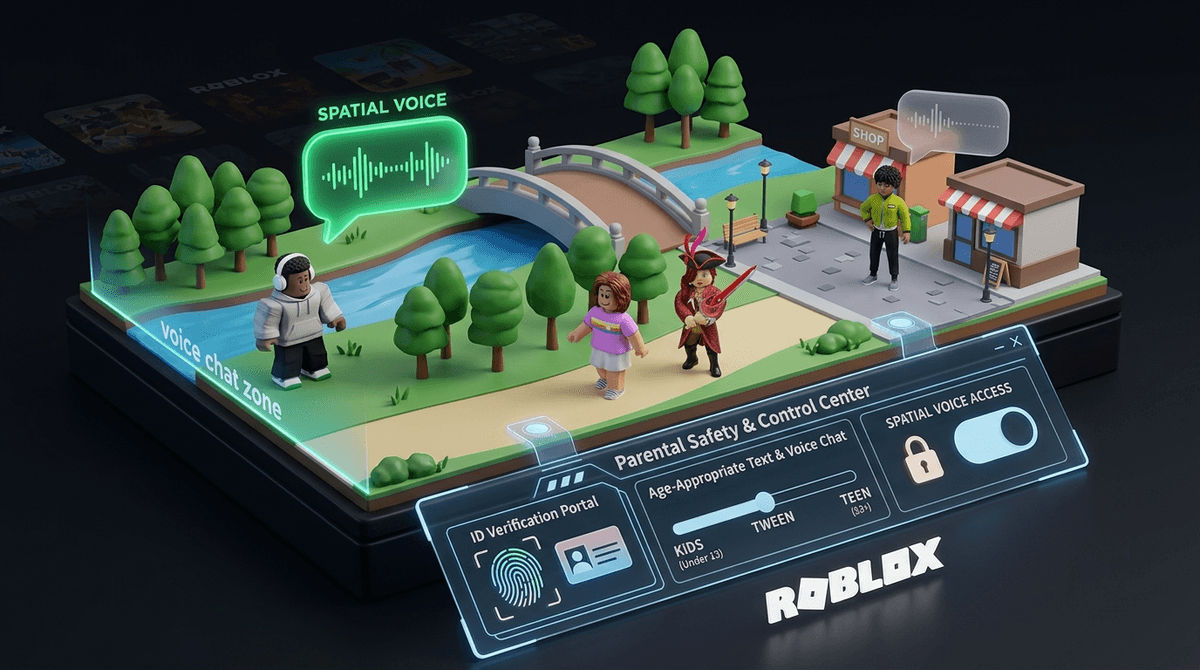 Illustration for Roblox Voice Chat: Navigating the New Age Brackets and Verification Rules