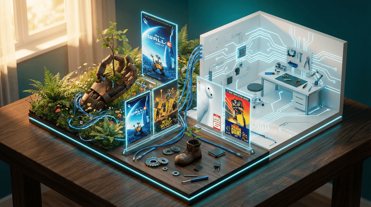 Illustration for From WALL-E to The Wild Robot: Navigating AI and Empathy Through Film