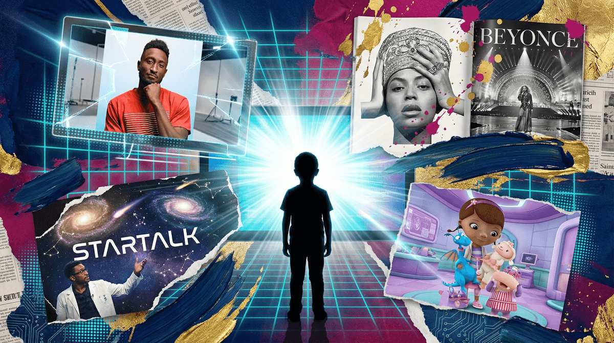 Illustration for Black History Month: Digital Role Models Kids Are Actually Following