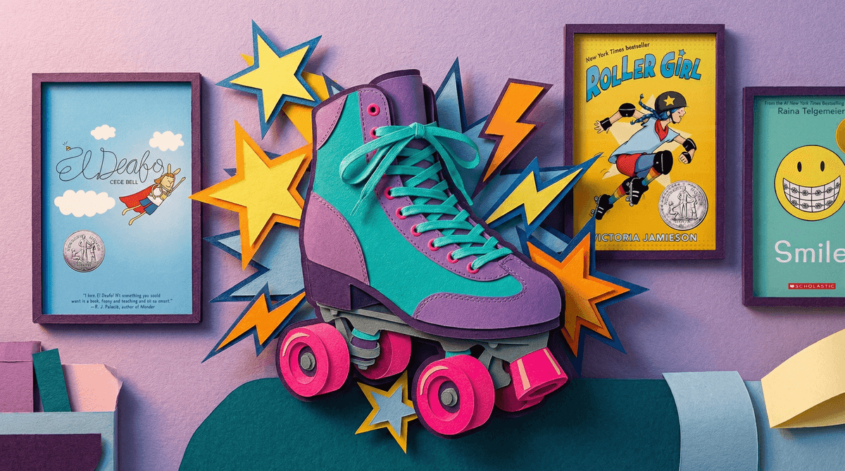 Illustration for Roller Girl by Victoria Jamieson: A Parent's Guide