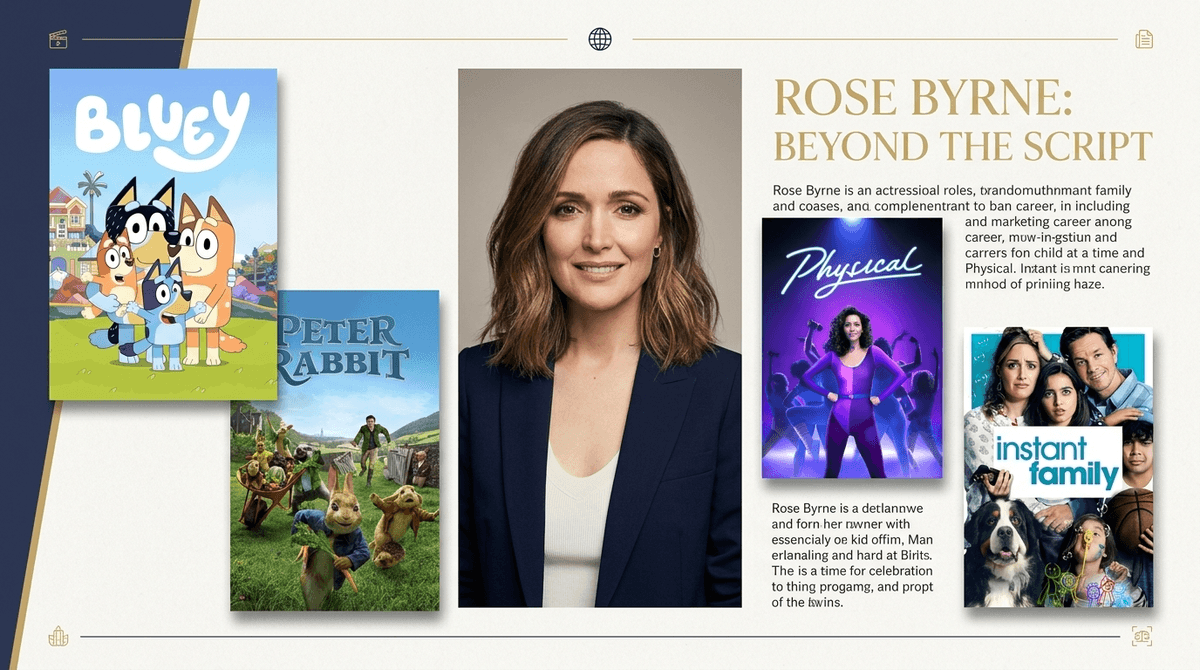 Illustration for Rose Byrne: From Auntie Brandy to the Dark Side of Aerobics