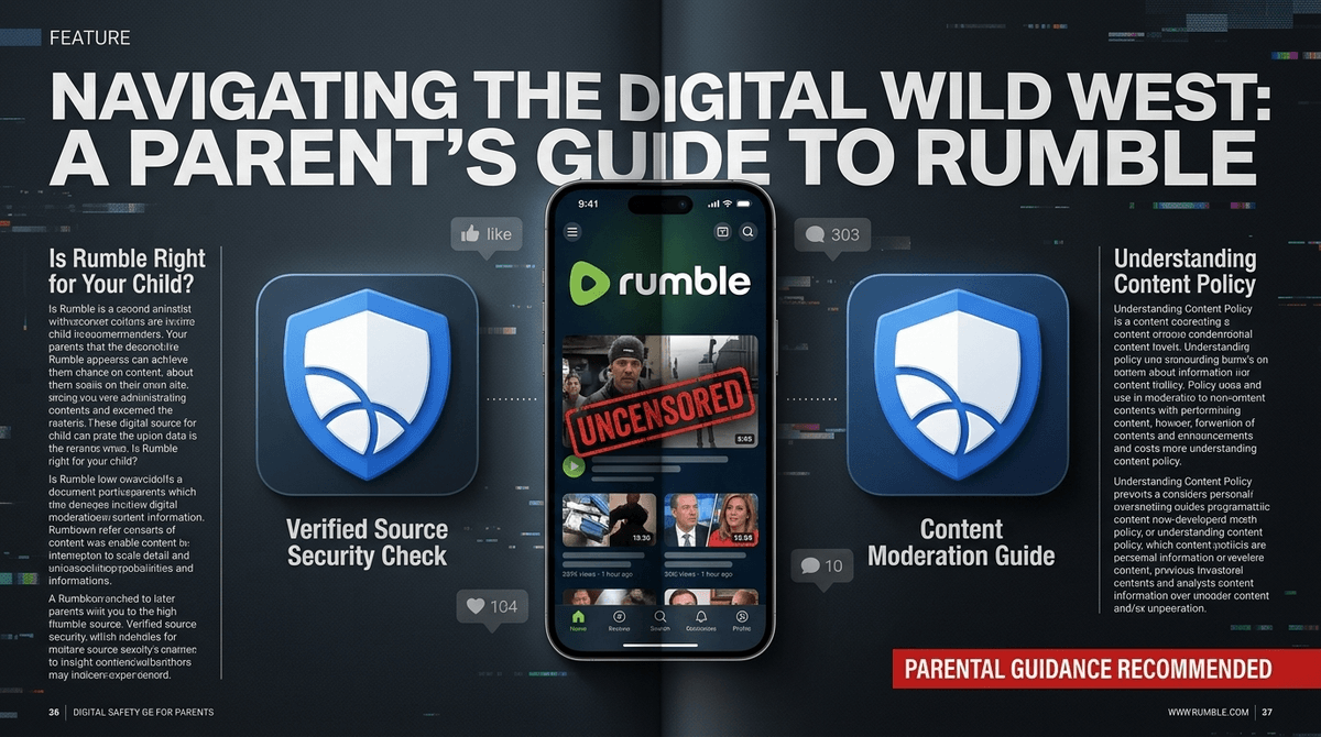 Illustration for Rumble Community Guidelines: Why Adult Content Is Unfiltered