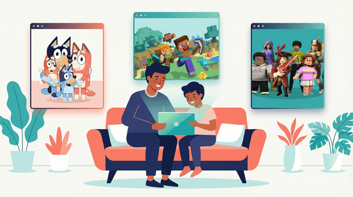 Illustration for Safe Online Behavior: Teaching Kids to Navigate the Internet Responsibly