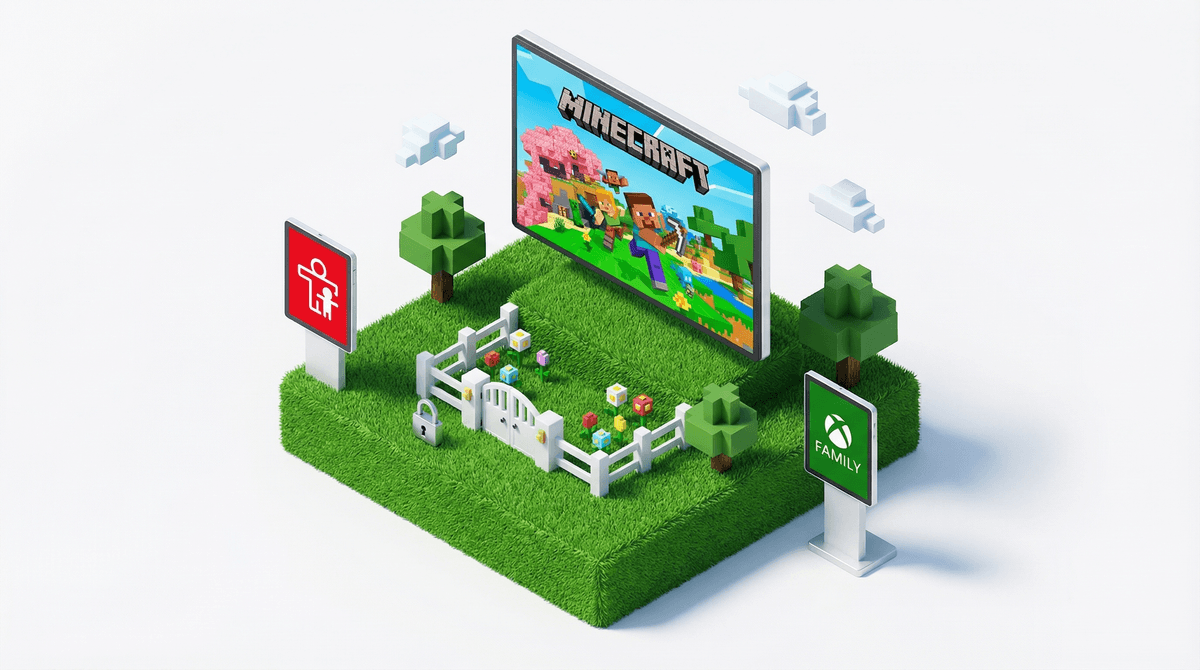 Illustration for Minecraft Safety Settings: A Parent's Guide to Protecting Kids Online