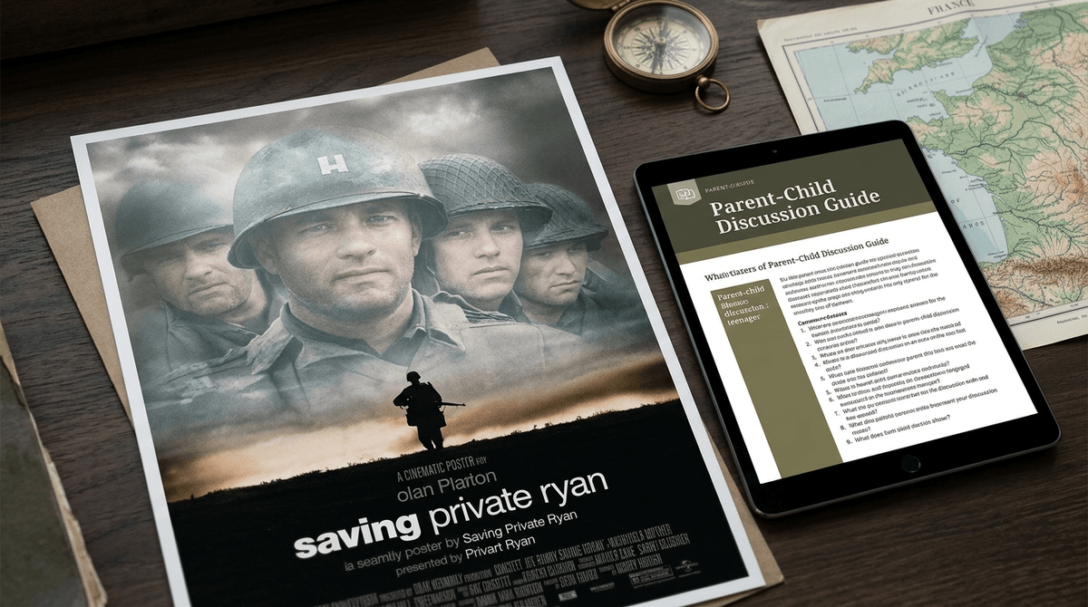 Illustration for Saving Private Ryan Age Rating: Rated R for Graphic Violence