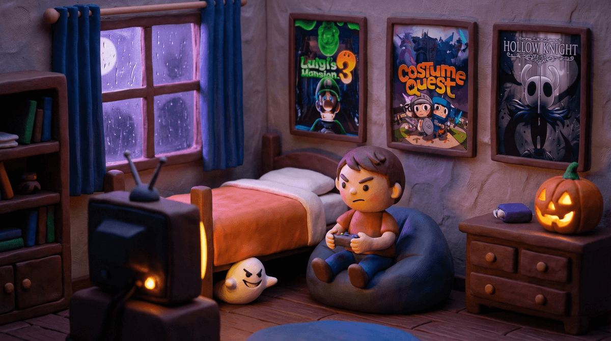 Illustration for Scary Games (But Not Too Scary): Finding the Sweet Spot for Young Gamers