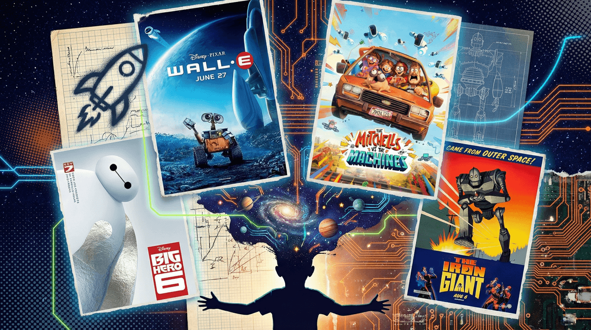 Illustration for Robots, Time Travel, and Truth: Using Sci-Fi to Spark Big Conversations