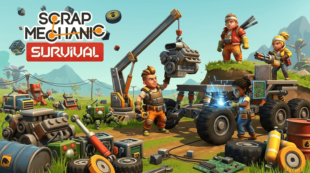 Scrap Mechanic: The Physics-Based Sandbox Turning Your Kid Into a Junior Engineer