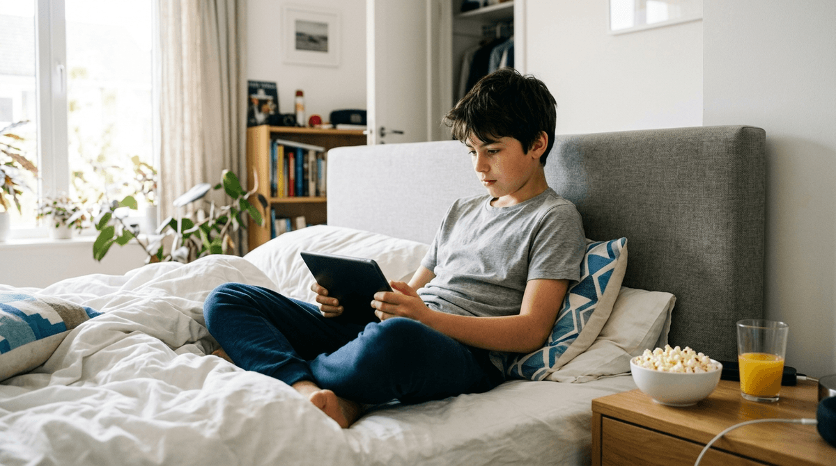 Illustration for Screenwise guide: Where Kids Use Screens Matters More than Total Minutes