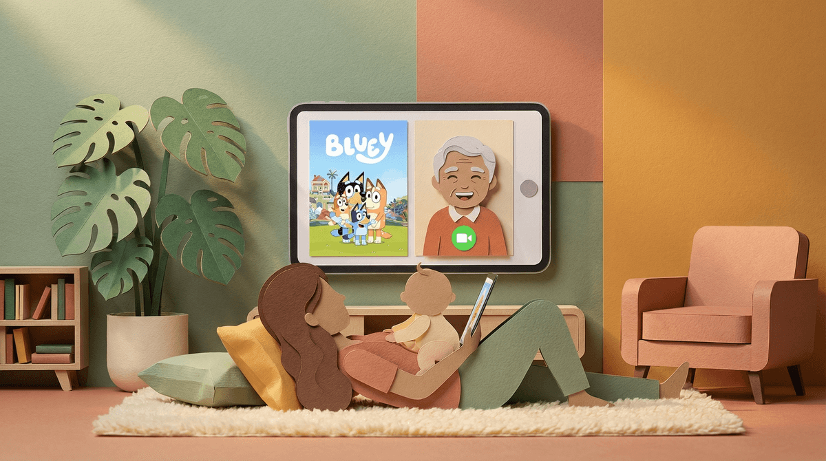 Illustration for Screen Time for Babies Done Right: Beyond the 'No Screens' Rule