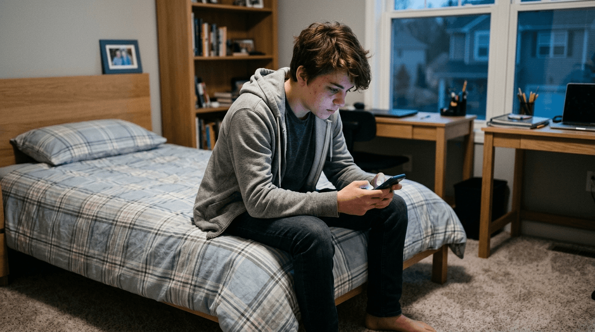 Illustration for Screenwise guide: Heavy Screen Use Boosts Adhd Depression and Sleep Risks in Kids