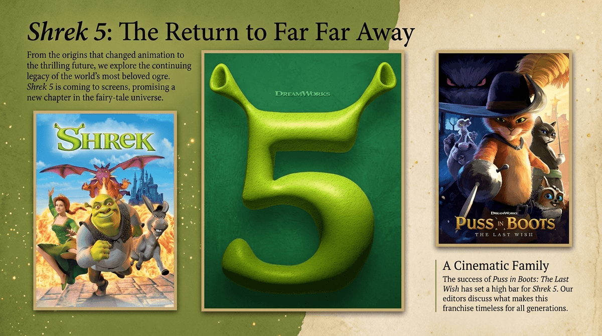 Shrek 5: The First Trailer is Here (And It’s Still All About the Butts)