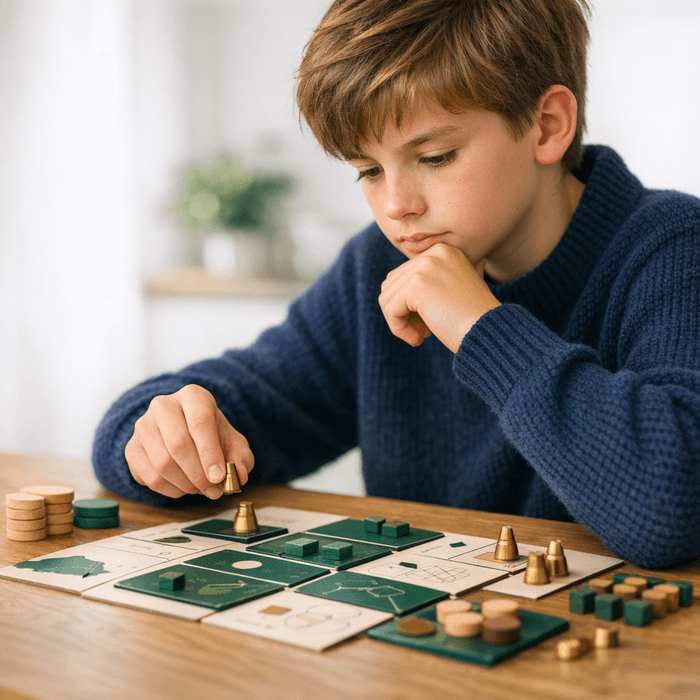 Single Player Board Games: Teaching Strategy and Patience in an Offline World