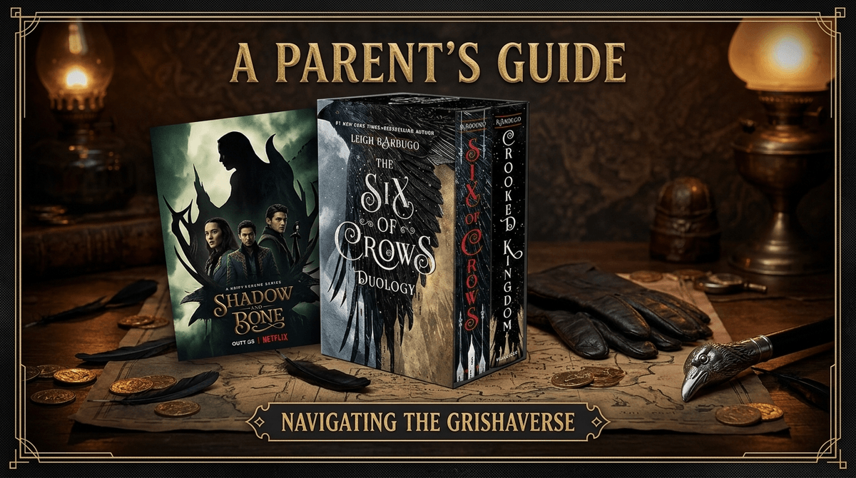 Illustration for Six of Crows Age Rating: Is This Gritty Heist Too Dark for Your Teen?